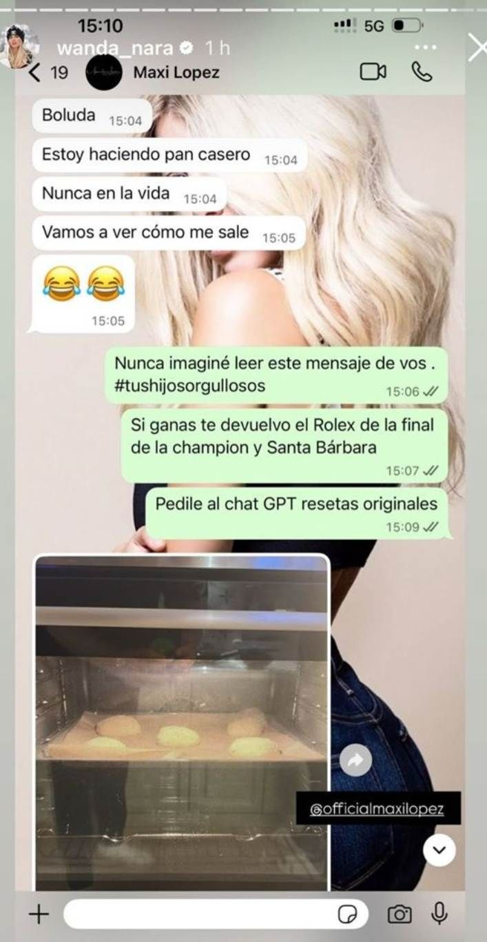 Wanda Nara y Maxi López