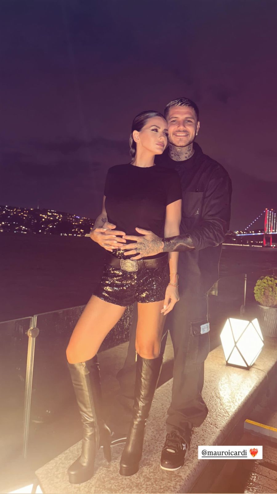 Así le quedó el brazo a Mauro Icardi al borrarse definitivamente el tatuaje dedicado a Wanda Nara