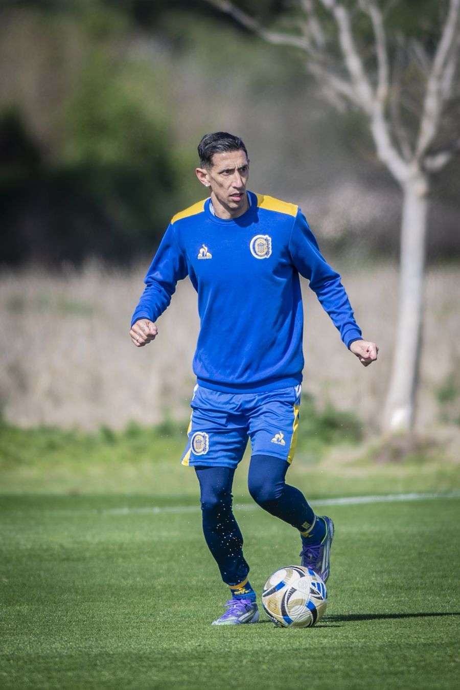 Di maria entrenando