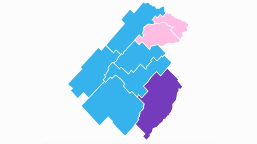 Mapa electoral en la provincia de Buenos Aires