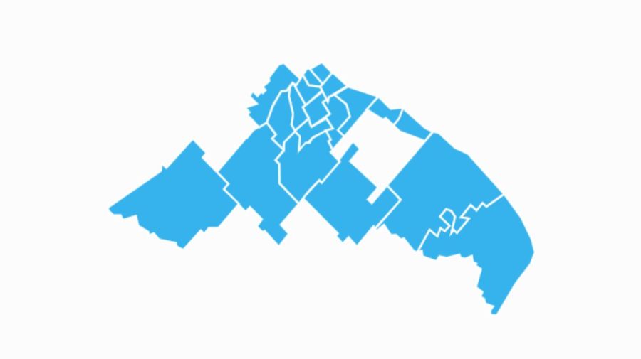 Mapa electoral en la provincia de Buenos Aires