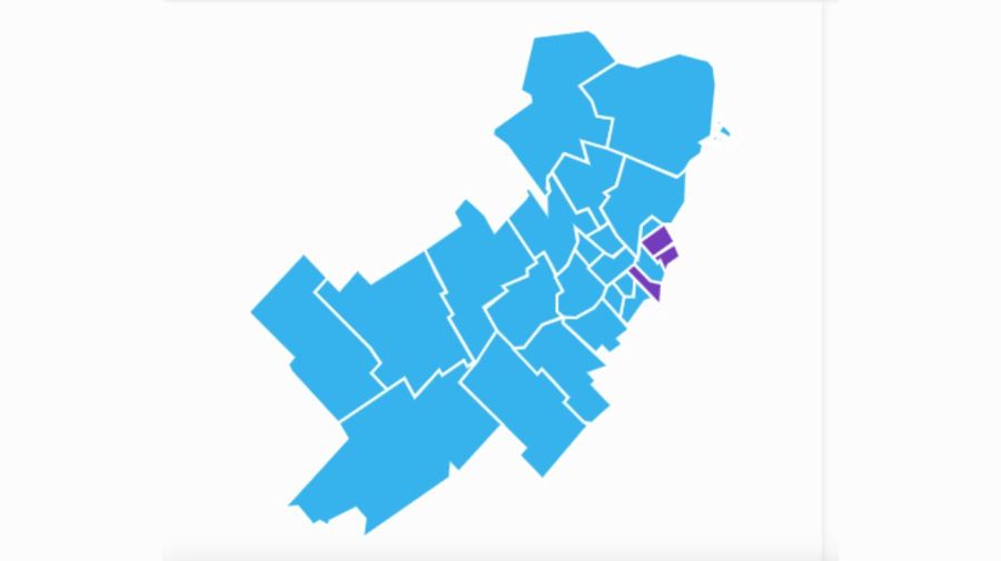 Mapa electoral en la provincia de Buenos Aires