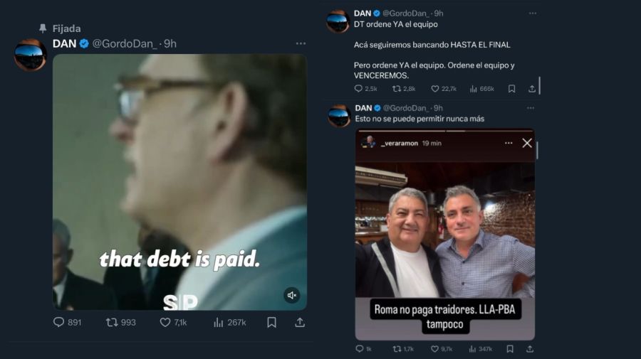 Tweets del Gordo Dan