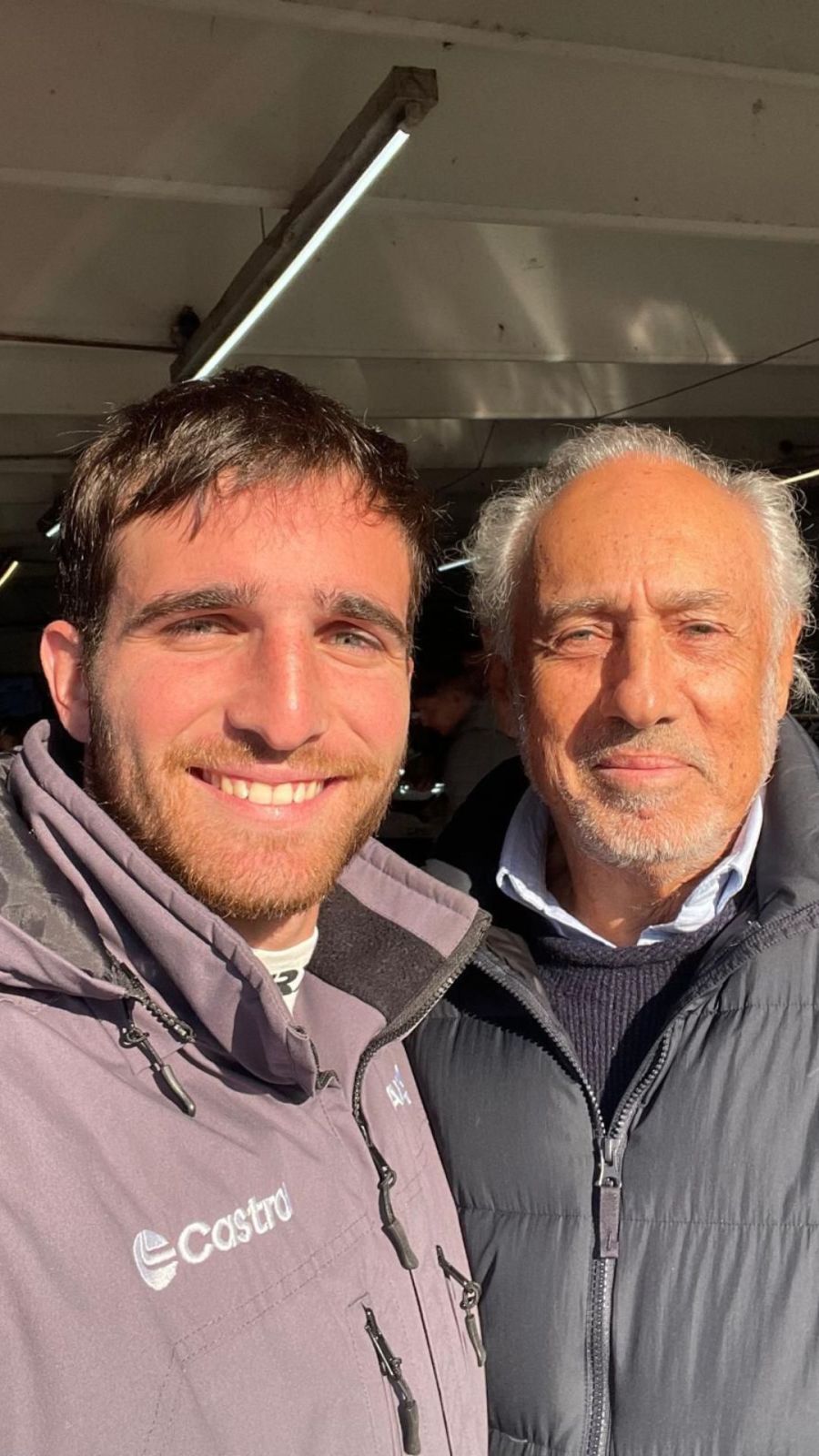 Gustavo Yankelevich reapareció públicamente con su nieto Valentín, que brilló en el TC 2000