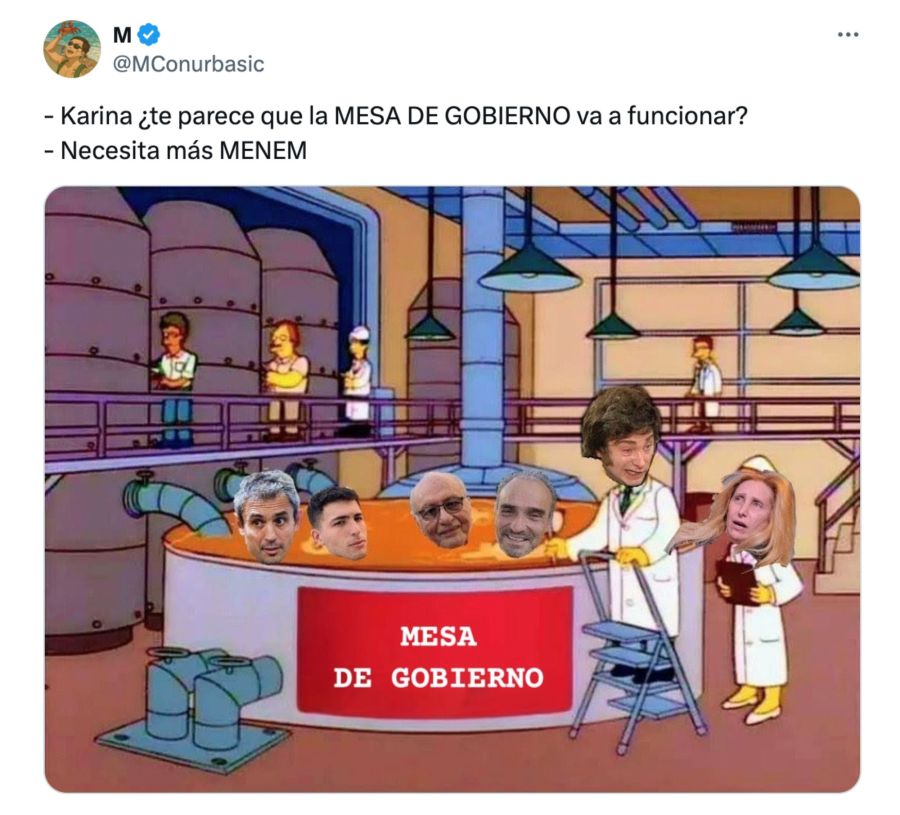 Mesa política nacional meme