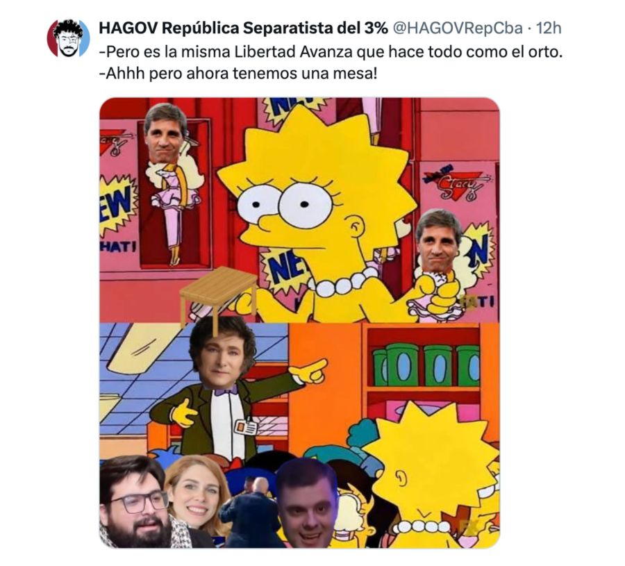 Memes mesa Gobierno