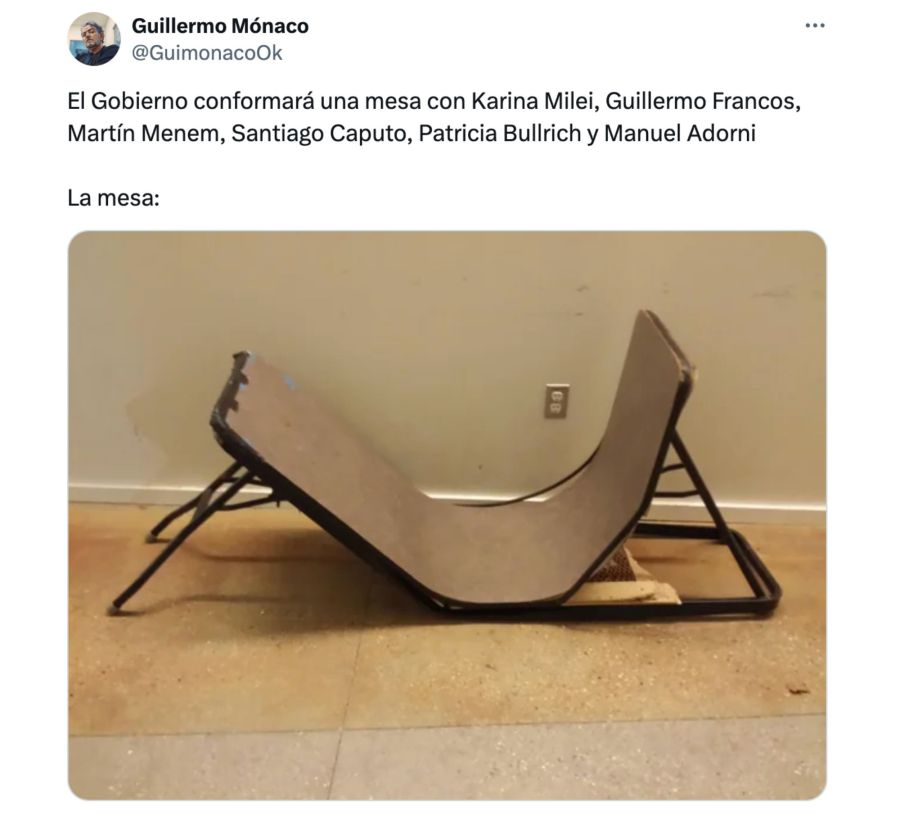 memes mesa Gobierno