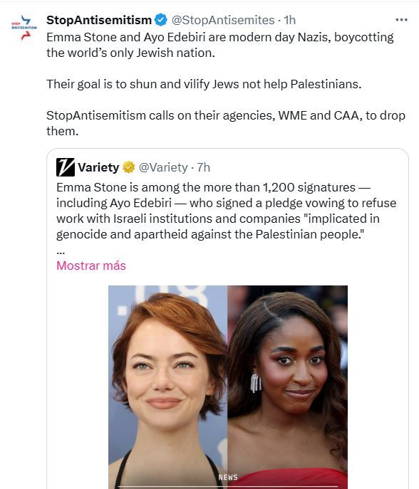Miembros Hollywood antisemitas