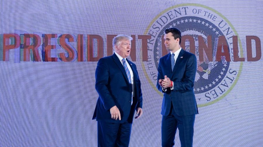 Donald Trump y Charlie Kirk