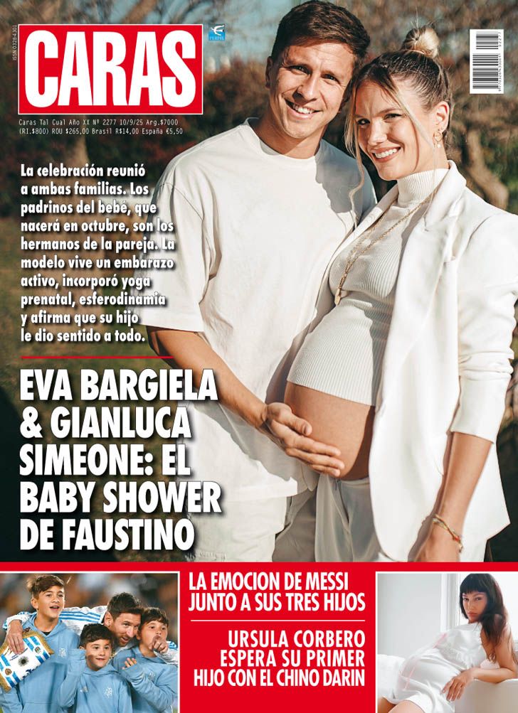 EL BABY SHOWER DE FAUSTINO, EL HIJO DE EVA BARGIELA Y GIANLUCA SIMEONE.