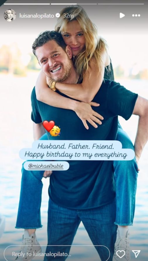 Luisana Lopilato y Michael Bublé