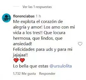 Posteo de Florencia Bas