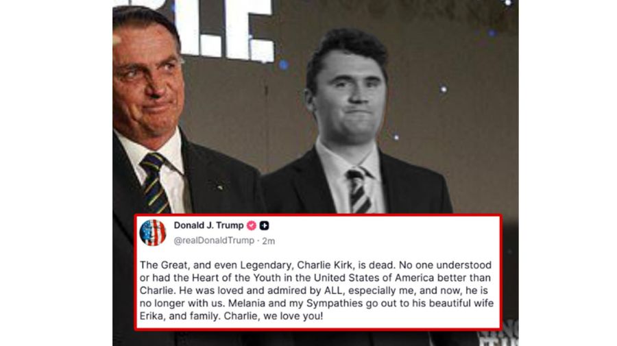 Bolsonaro y Charlie Kirk 12092025