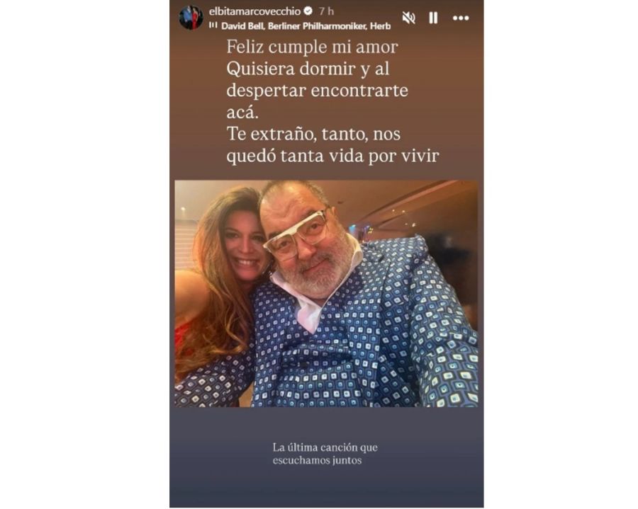 Elba Marcovecchio a Jorge Lanata