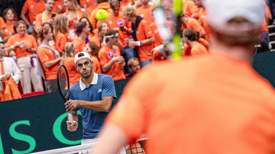 Francisco Cerúndolo en la Copa Davis