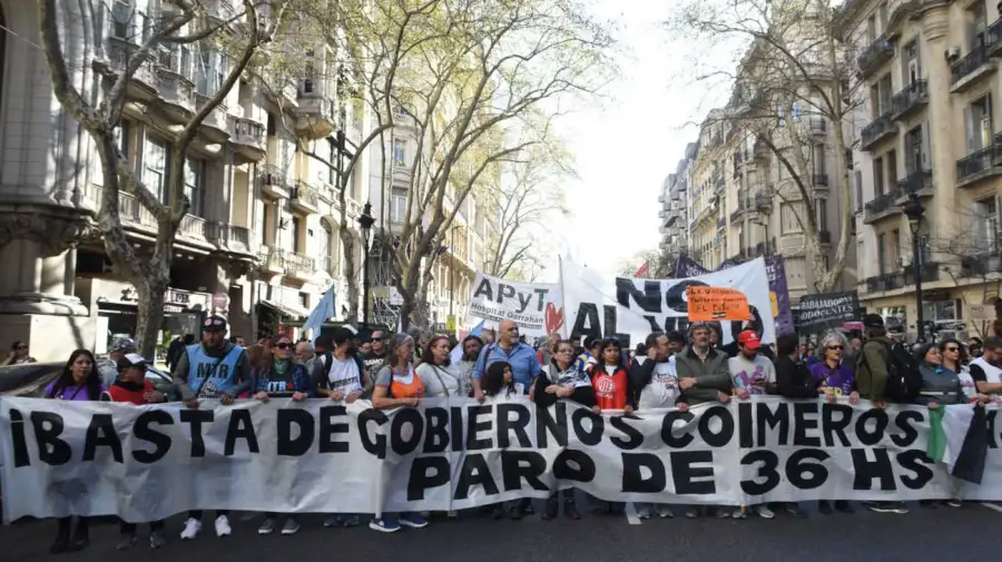 Marcha y ruidazo del Garrahan en rechazo al veto 20250912