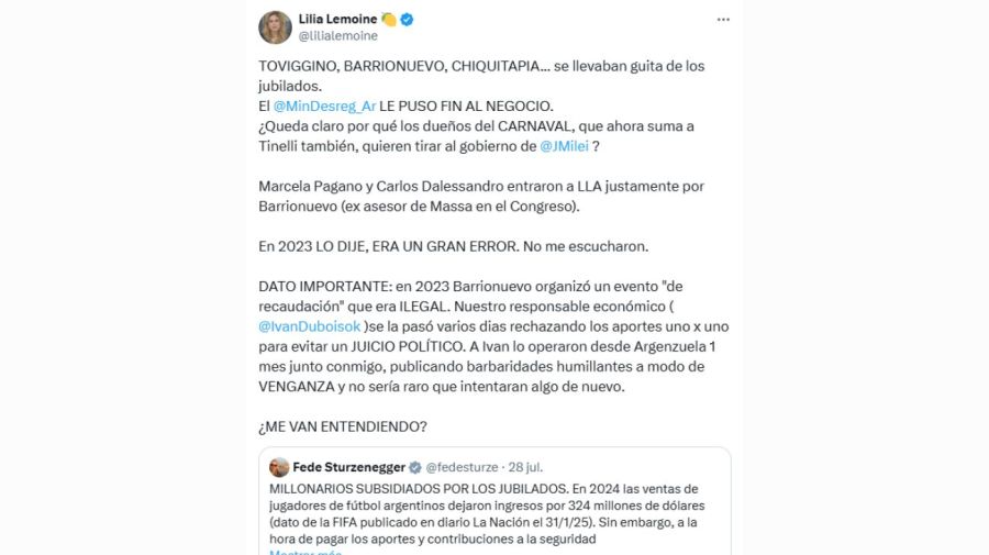 Tweets de Lilia Lemoine