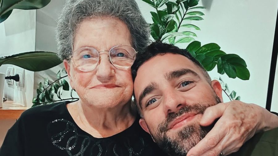 El dolor de Diego Poggi por la muerte de su abuela
