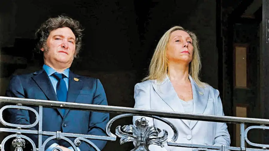 Javier y Karina Milei