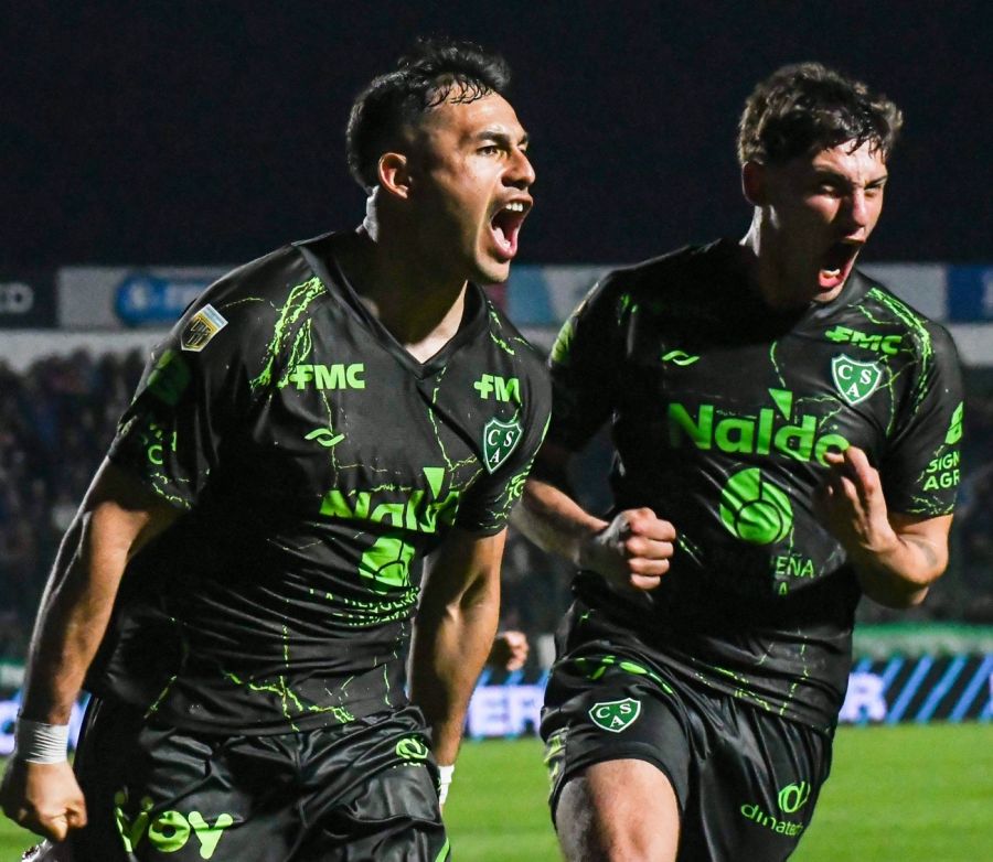 Sarmiento gol vs Aldosivi
