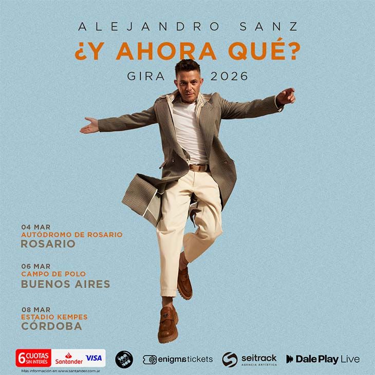 ALEJANDRO SANZ EN ARGENTINA 15092025