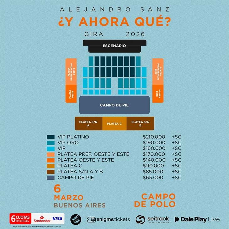 ALEJANDRO SANZ EN ARGENTINA 15092025