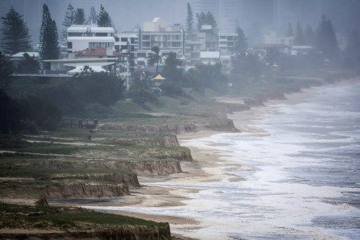 Avance del mar en Australia