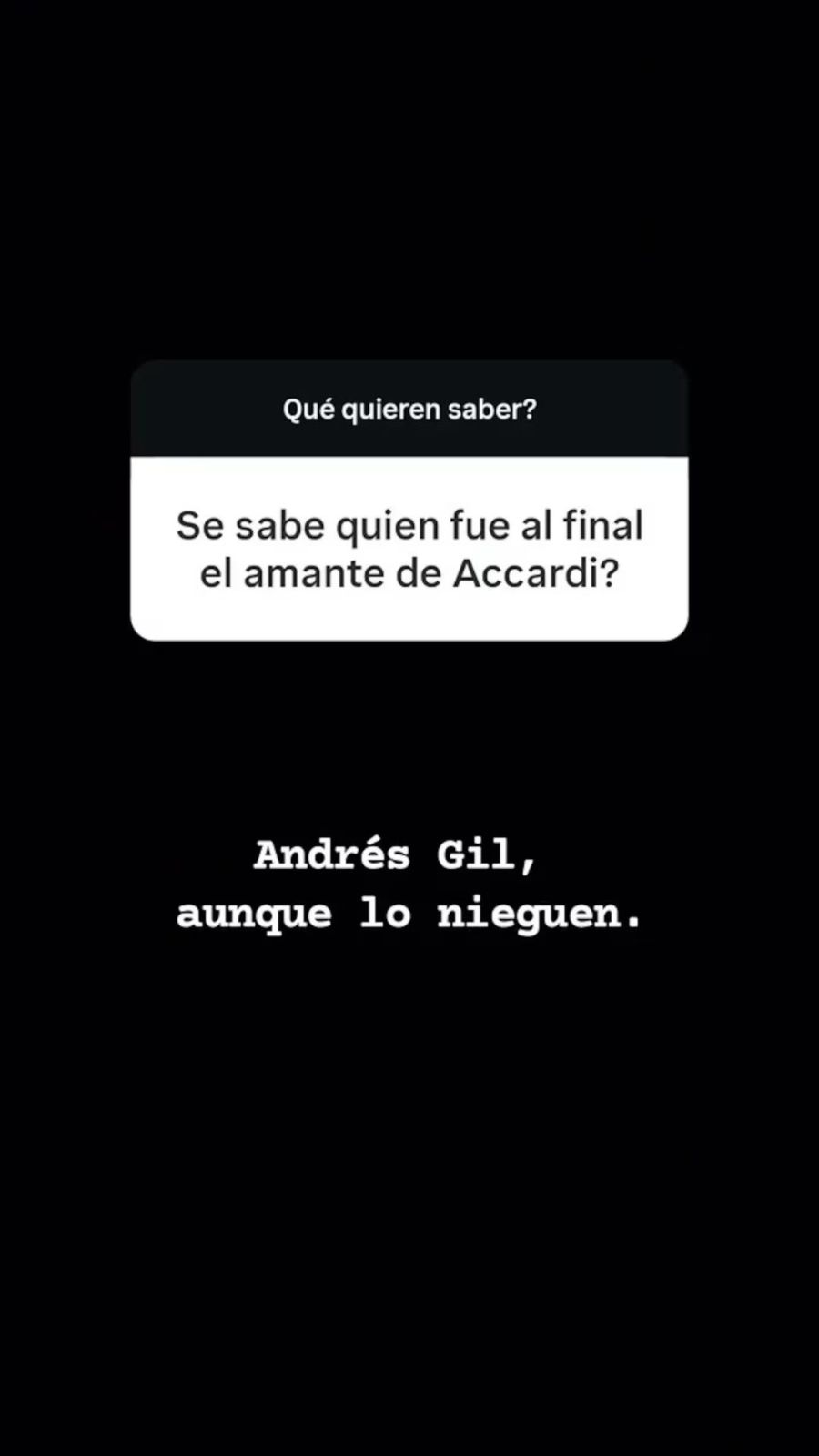 Gimena Accardi y Andrés Gil