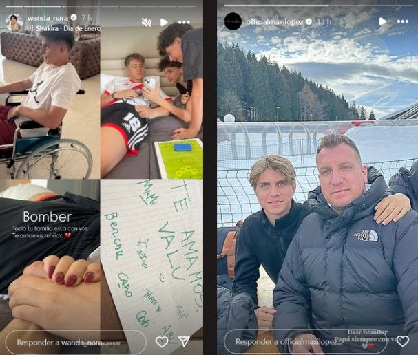 Wanda Nara y Valentino López