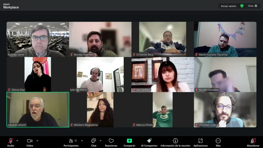 Aliverti en el Ciclo de Entrevistas de la USBA