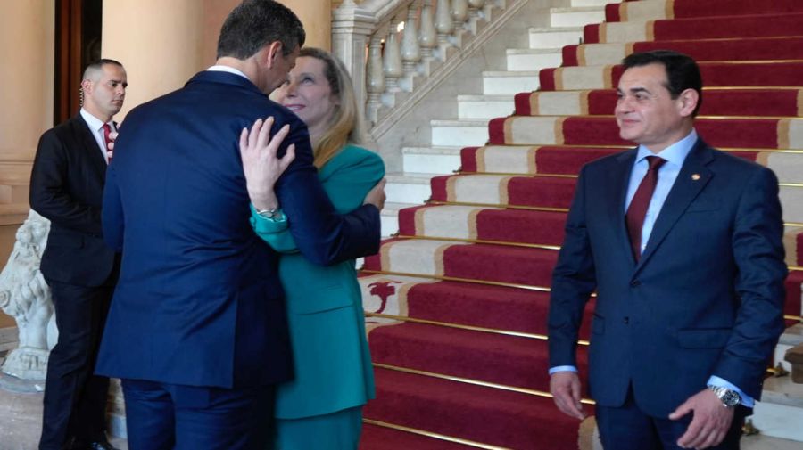 Javier Milei en Paraguay en su visita a Santiago Peña 20250916