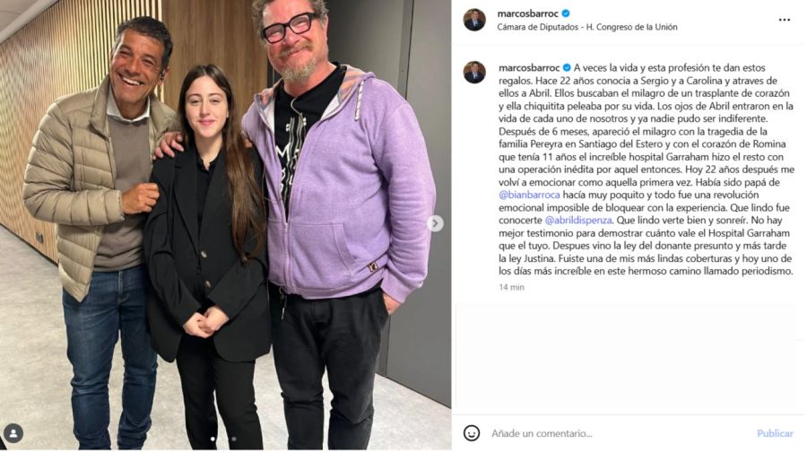 La emoción de Marcos Barroca 