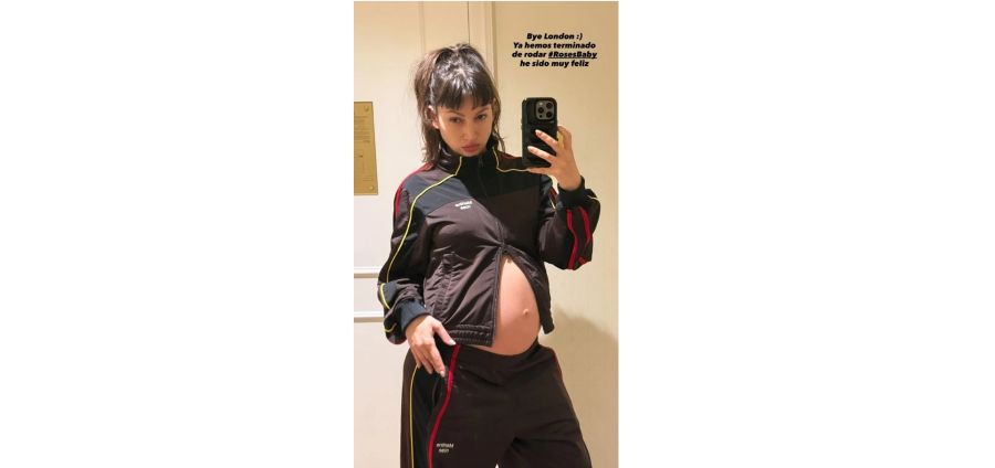 Úrsula Corberó posó con su panza de embarazada