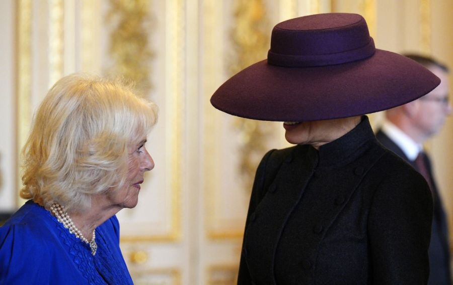 Melania Trump en el Castillo de Windsor este 17 de septiembre