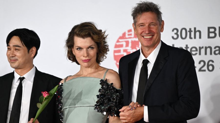 Milla Jovovich y su esposo Paul Anderson