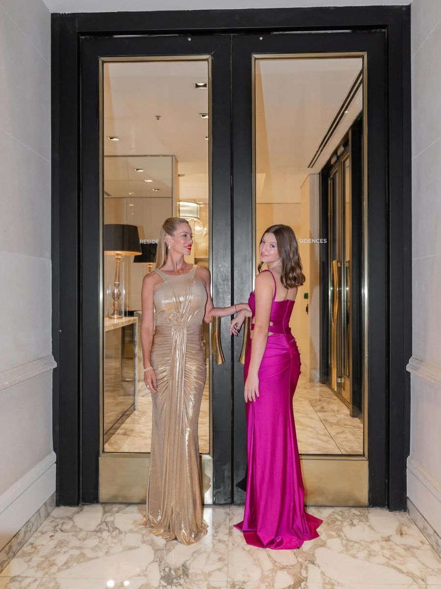 Nicole Neumann y su hija Allegra Cubero