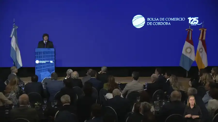 Discurso del Presidente Milei en la Bolsa de Comercio de Córdoba 19092025