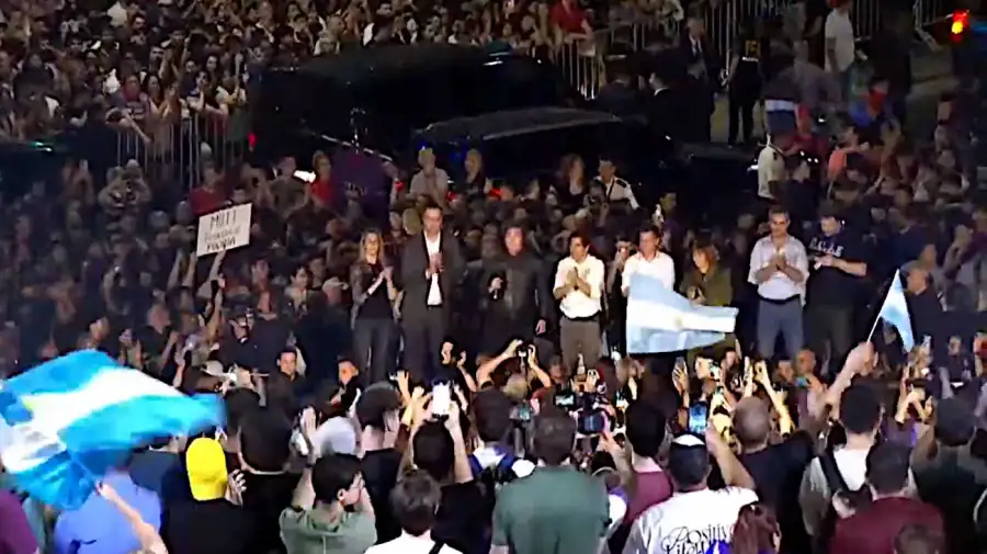 Javier Milei en un acto de LLA en Córdoba 20250919