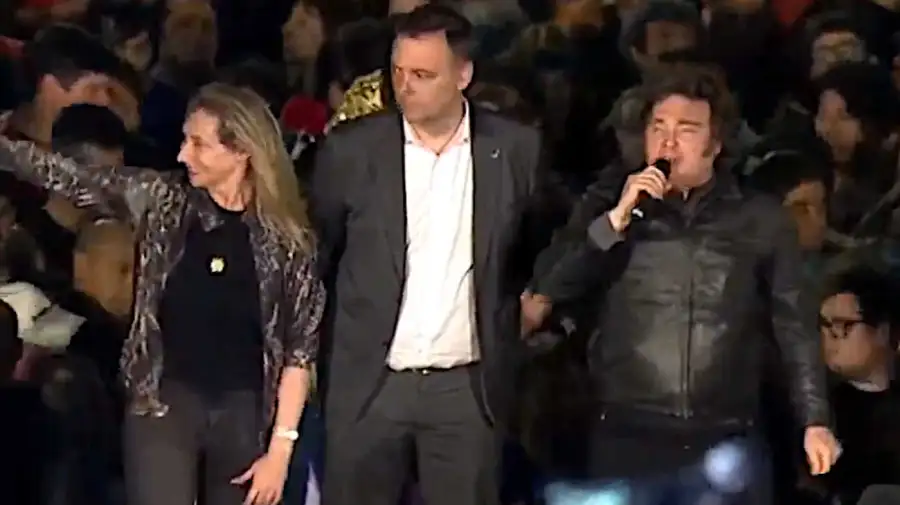 Javier Milei en un acto de LLA en Córdoba 20250919