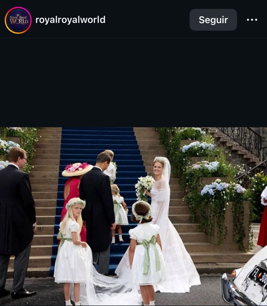 La boda de María Carolina de Liechtenstein