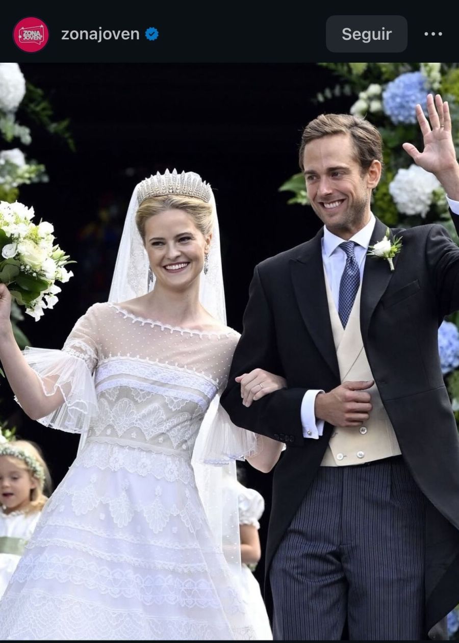 La boda de María Carolina de Liechtenstein