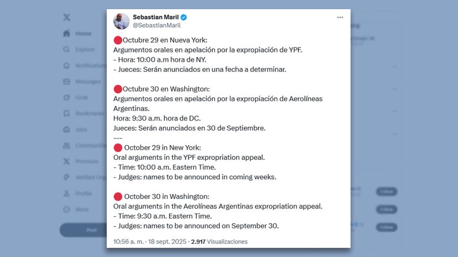 Plazos de litigio YPF y AA. 19092025