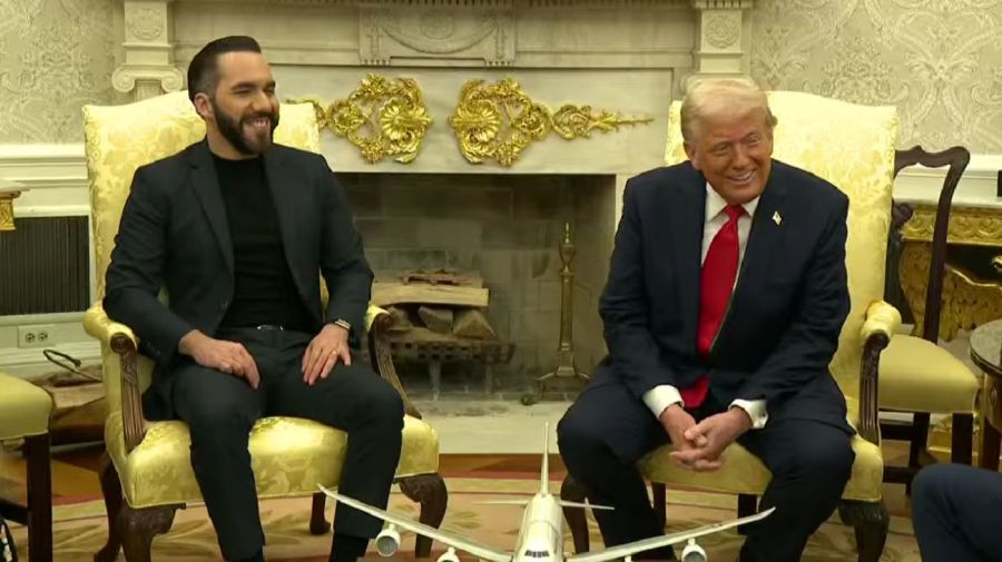 Trump y el salvadoreño Nayib Bukele en el Salón Oval 19092025
