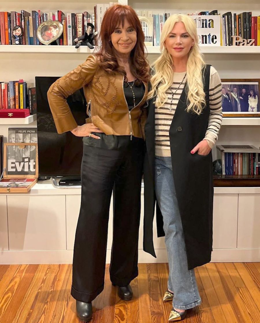 Esmeralda Mitre y Cristina Kirchner