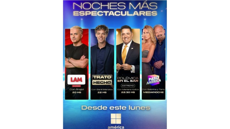 La nueva grilla de América TV