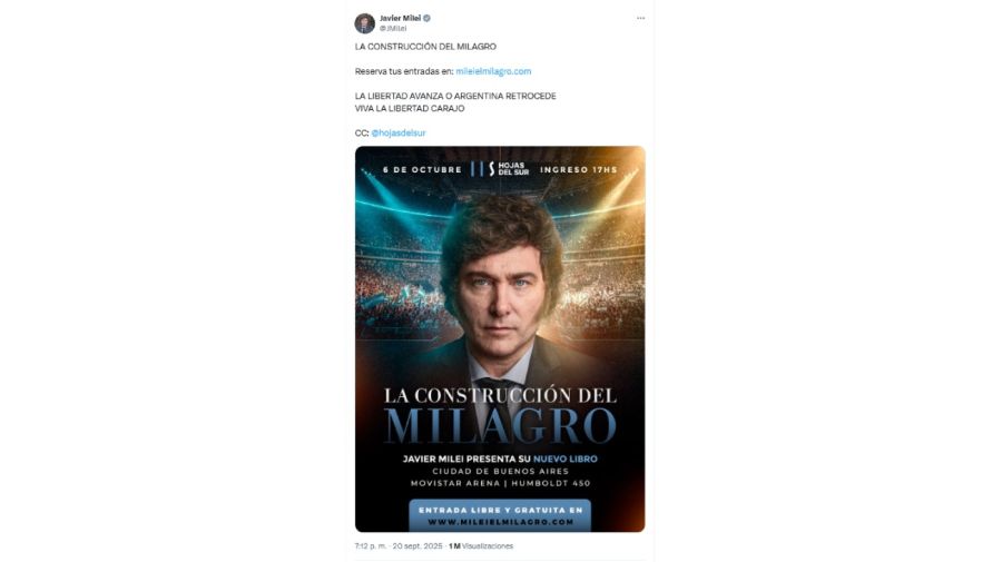 Nuevo libro de Javier Milei