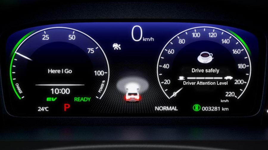 Tabler digital con toda la información Honda Civic Advance