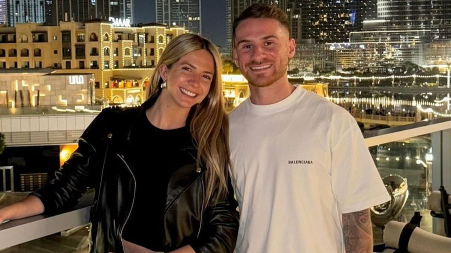 Alexis Mac Allister y Ailén Cova