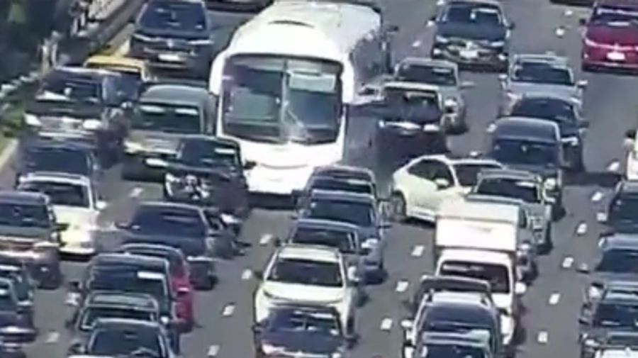 Choque en cadena en Gral. paz 23092025