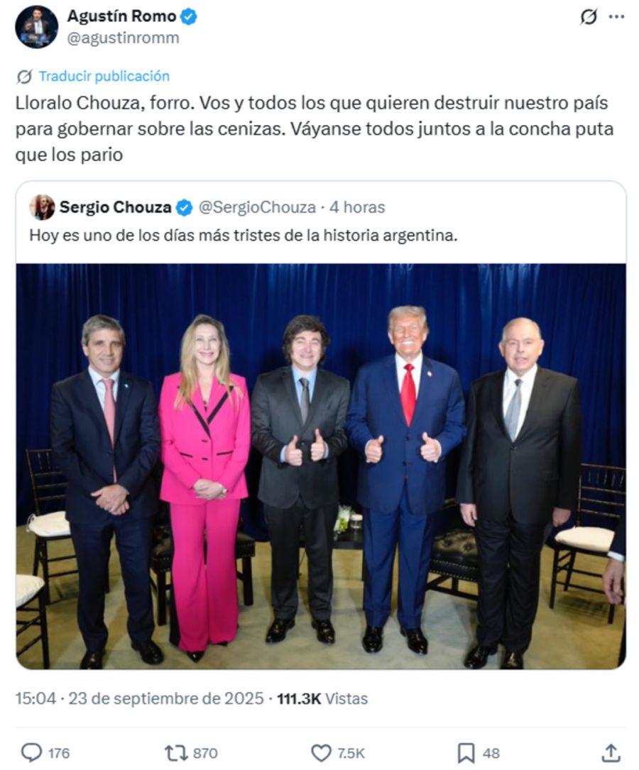 DONALD TRUMP Y JAVIER MILEI